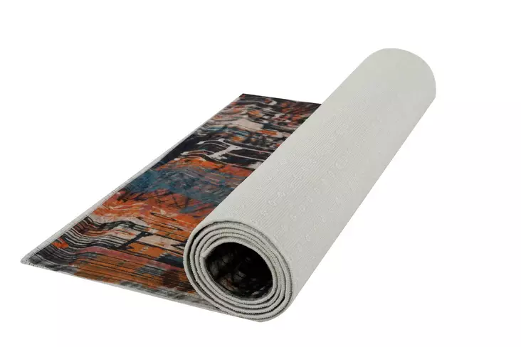 Gångmatta Conceptum Lathan Flerfärgad Polyester 80x150 cm - Små mattor och gångmattor - 8681875631975 - 1