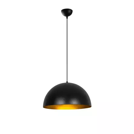 Taklampa Opviq Sivani Svart Guld Järn 40 x 116 cm - Tak- och vägglampor - 8681875643176 - 2