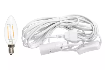 Johtosarja katkaisijalla ja lampulla 5m - Dekorationsljus - 6410412972026 - 1