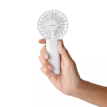 Handfläkt | 60 mm | 2 hastighetsinställning | Vit - Fläktar och luftkonditioneringsapparater - 5412810337156 - 1