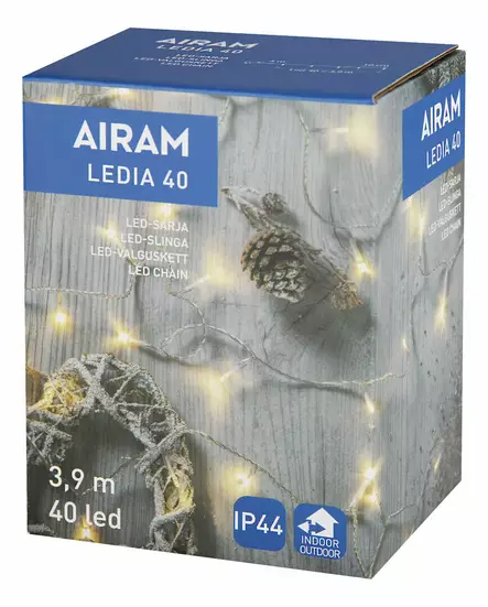 Led-sarja Ledia 40 l=C3=A4mmin valkoinen - Dekorationsljus - 6435200249296 - 1