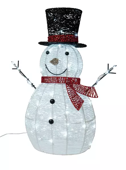 Niclas lumiukko k. 72 cm 60 led ip4 - Dekorationsljus - 6435200288776 - 2