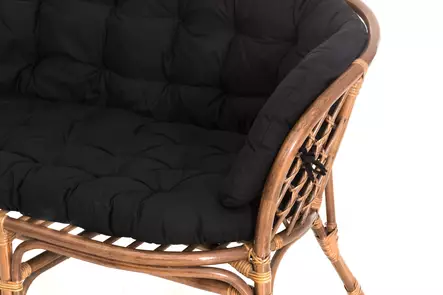 Oleskeluryhma Bahama rottinki musta - Trädgårdsmöbelgrupper - 6410416040646 - 2