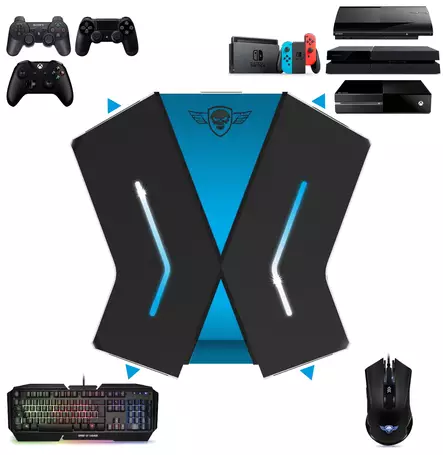 Peli HUB Spirit Of Gamer - USB-adaptrar och dockning - 3700104441286 - 2