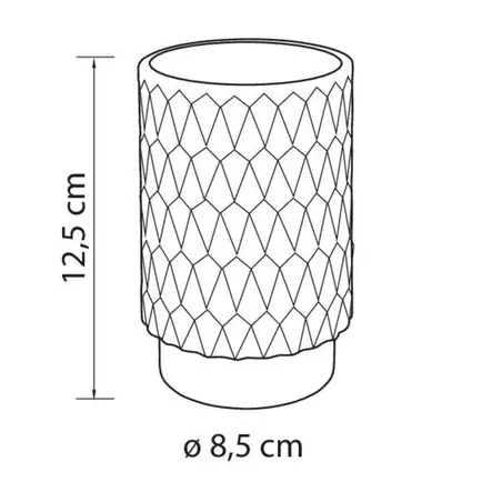 P=C3=B6yt=C3=A4lamppu Airam Melodi harmaa 12,5 cm=20 - Golv- och bordslampor - 6435200277336 - 2