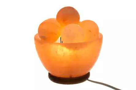 P=C3=B6yt=C3=A4valaisin suolakivi kulho 4Living - Golv- och bordslampor - 6410416091426 - 2