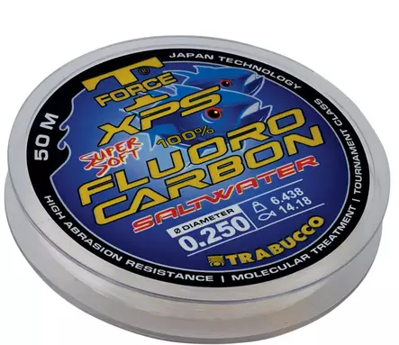 Trabucco T-Force Fluorocarbon SW 50m - Fiskelinor - 8054393020826 - 2