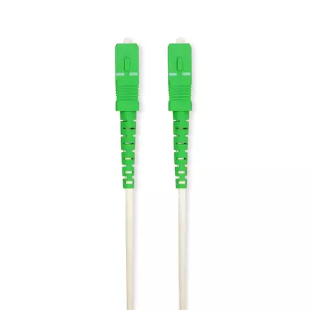 Patchkabel av glasfiber | SMF (Single Mode Phase) | SC/APC | SC/APC | 100 Gbps | 2.00 m | Vit | Gift Box with Euro Lock - Dator och nätverk - 5412810464296 - 1
