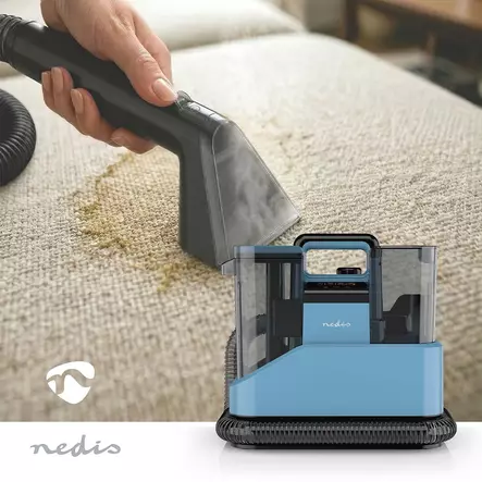 Ångtvätt | 1650 W | 1.7 l | Ånga / Kallt vatten / Varmt vatten | Ångfunktion | 5.00 m | 30 s | Spot Cleaner - Nedis produkter - 5412810478736 - 5