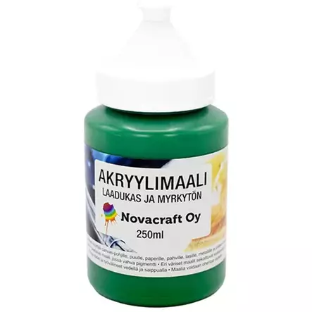 Akryylimaali 250 ml vihreÃ¤ - Akrylfärger och målarfärger - 6429810234056 - 1