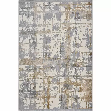 Matta Conceptum Notta 1100 Grå Beige Krämvit Polypropen Polyester 140x200 cm - Stora och medelstora mattor - 8683342376686 - 1