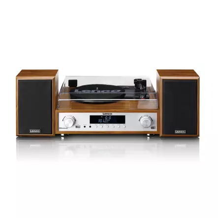 HiFi Stereoanläggning med skivspelare, DAB+/FM-radio och Bluetooth® Wood - Skivspelare och nålar - 8711902080046 - 11