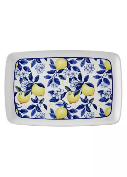 Uppläggningsfat Hermia Gul Keramik 34x25 cm - Tallrikar - 8684283616886 - 1