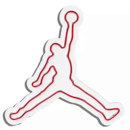 Dekorativ LED-belysning i plast, röd, 42 x 40 x 2 cm, flexibel, hållbar, lätt att installera - Tavlor och ramar - 8683342965446 - 1