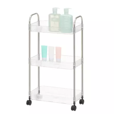 Korivaunu Air 3-tasoinen pyörillä kirkas - Hylla och klädhängare - 6410416483016 - 2