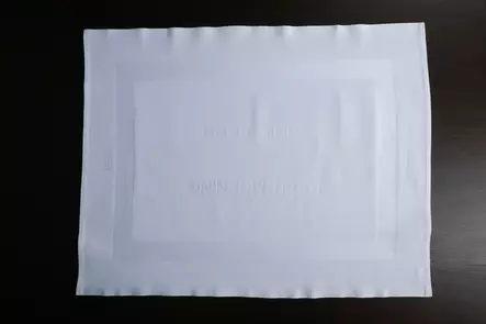 Tygservett, vit, 55 x 70 cm, mjuk, hållbar, maskintvättbar - Servetter - 8684282399476 - 1