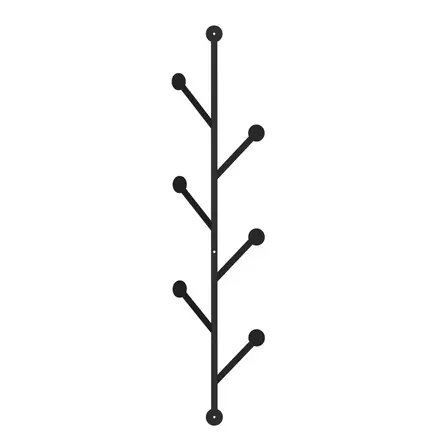 Klädhängare Hanah Home Ponpon Svart Metall 22x94x5 cm - Klädhängare - 8681875224566 - 1