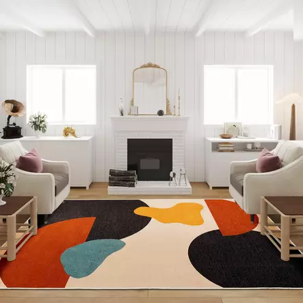 Matta Conceptum Woopamuk007 Flerfärgad Bomull Polyester 140x220 cm - Stora och medelstora mattor - 8683743486236 - 2