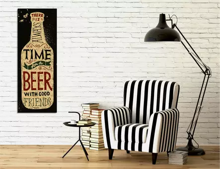 Canvastavla Wallity Flerfärgad Bomull/Polyester 30x80 cm - Tavlor och ramar - 8682870701946 - 2