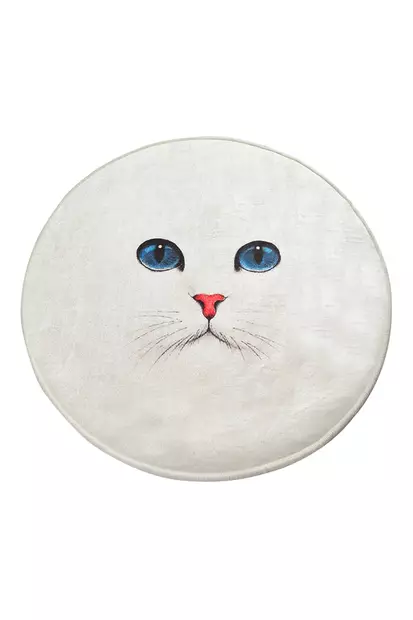 Badrumsmatta Mijölnir Flerfärgad 100% Polyester Antiallergisk Halkfri Maskintvättbar 100 cm - Badrumsmattor och våtrumsmattor - 8681875363616 - 1