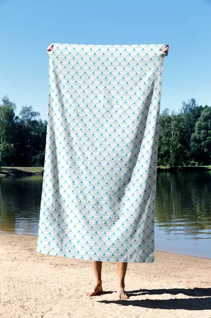 Strandhandduk Mijölnir Flerfärgad Mikrofilament 90x150 cm - Handdukar - 8684282666066 - 2