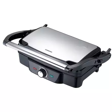 Panini / bordsgrill 1600W Svart / Rostfritt stål topphölje - Smörgåsgrillar och brödrostar - 5707160020996 - 1