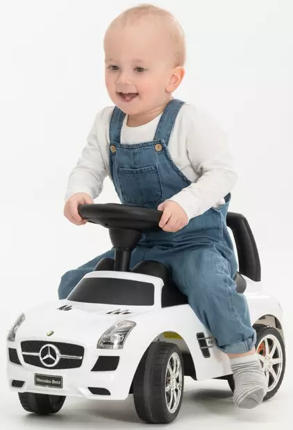 Potkuauto Mercedes Benz valkoinen - Barnfordon - 6410413002326 - 2