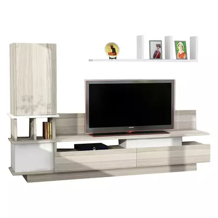 TV-bänk Hanah Home Como Vit Spånskiva 149x171,1x31,5 cm - TV-bänkar - 8681181533826 - 1