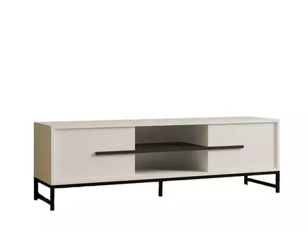 TV-bänk Hanah Home Mono Vit Spånskiva 160x50x40 cm - TV-bänkar - 8683743451456 - 1