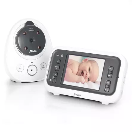 Video-babyvakt med 2,8" färgdisplay Vit/Antracit - Babylarm - 8712412580286 - 10