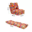 Bäddfåtölj Atelier del Sofa Taida Multicolor Patchwork Digitaltyg 185x60x26 cm - Bäddsoffor - 8683342977876 - 11
