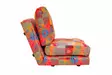 Bäddfåtölj Atelier del Sofa Taida Multicolor Patchwork Digitaltyg 185x60x26 cm - Bäddsoffor - 8683342977876 - 6