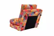 Bäddfåtölj Atelier del Sofa Taida Multicolor Patchwork Digitaltyg 185x60x26 cm - Bäddsoffor - 8683342977876 - 7