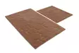 Badrumsmatta Set Mijölnir Flerfärgad 100% Bomull Antibakteriell Halkfri 50x60 cm & 60x100 cm - Badrumsmattor och våtrumsmattor - 8681875272406 - 4
