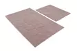 Badrumsmatta Set Mijölnir Flerfärgad 100% Bomull Antibakteriell Halkfri 50x60 cm & 60x100 cm - Badrumsmattor och våtrumsmattor - 8681875272376 - 1
