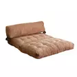 2-sits bäddsoffa Atelier del Sofa Fold Kadife Camel Polyester 120x75x79 cm - Bäddsoffor - 8684282400226 - 1