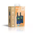 Walkie-Talkie Set | 2 handenheter | Upp till 7 km | Frekvenskanaler: 8 | PTT / VOX | 24 h standby | Headsetutgång | Inbyggd ficklampa | Svart - Walkie-talkies och megafoner - 8712412585786 - 69