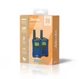 Walkie-Talkie Set | 2 handenheter | Upp till 7 km | Frekvenskanaler: 8 | PTT / VOX | 24 h standby | Headsetutgång | Inbyggd ficklampa | Svart - Walkie-talkies och megafoner - 8712412585786 - 67