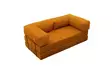 3-sits soffa Atelier del Sofa Comfort Orange Chenille 190x95x75 cm - Soffor - 8684283436286 - 8