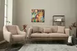 3-sits bäddsoffa Atelier del Sofa Simena Beige Polyester 210x95x80 cm - Bäddsoffor - 8683743317646 - 3