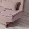 3-sits bäddsoffa Atelier del Sofa Kelebek Rock Tyg 190x85x90 cm - Bäddsoffor - 8681875598216 - 6