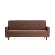 3-sits bäddsoffa Atelier del Sofa Hiko Brun Polyester 200x75x83 cm - Bäddsoffor - 8683742527626 - 1