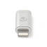 Lightning Adapter | Apple Lightning, 8-stifts | USB Micro-B Hona | Guldplaterad | Rund | Aluminium | Kartong med täckt fönster - Blixtkablar - 5412810262656 - 7