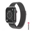 Apple Watch armband | Svart | 38-41 mm | Stål | Swissten - Smartklockor och aktivitetsmätare - 8595217477186 - 1