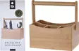 Bestickhållare i bambu med handtag och 4 fack 23 cm - Bestick och serveringsredskap - 8720573137416 - 2