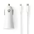 Billaddare | 20 W | 1.67 / 2.22 / 3.0 A | Antal utgångar: 1 | Port typ: USB-C | Lightning 8-Pin (Lös) Kabel | 1.00 m | Automatiskt val av Spänning - Bilbatteriladdare - 5412810334636 - 75