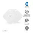 Nyckelfinnare | Kompatibel med: Apple Find My App | Batteridriven | 3x CR2032 | batterier medföljer | Bluetooth® verision: 5.1 | Batterilängd upp till: 1 år | Vit | 3 st. - Larm och sensorer - 5412810441136 - 1