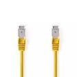 CAT5e nätverkskabel | SF/UTP | RJ45 hane | RJ45 hane | 20.0 m | Rund | PVC | Gul | Plastpåse - Dator och nätverk - 5412810276776 - 1