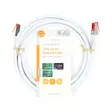 CAT6 Nätverkskabel | RJ45 hane | RJ45 hane | S/FTP | 3.00 m | Rund | LSZH | Vit | Label - Dator och nätverk - 5412810423996 - 66