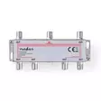 CATV Splitter | 5 - 1000 MHz | inkopplingsförlust: 10.0 dB | Antal utgångar: 6 | 75 Ohm | Zinc - Tillbehör - 5412810298426 - 1